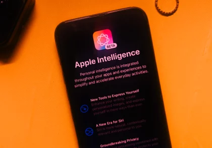 آپدیت Apple Intelligence در آیفون 15 پرو مکس.