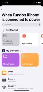 اکشن Play Sound در برنامه Shortcuts در آیفون.