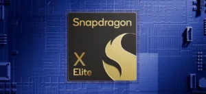 نمای نزدیک از CPU Snapdragon X Elite.