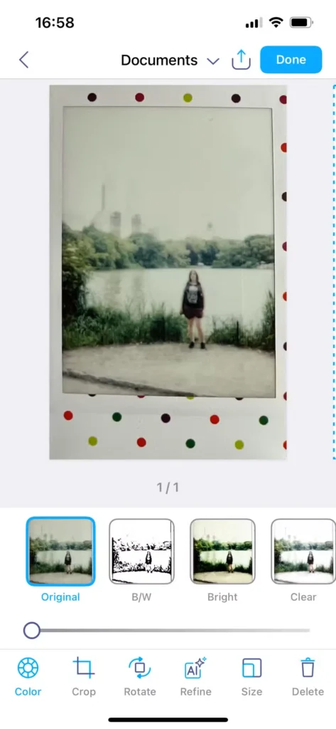 iScanner گرفتن عکس